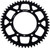 FIRE POWER Rear Sprocket Aluminum 51T Blk FPA-990-51-BLK