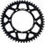 FIRE POWER Rear Sprocket Aluminum 51T Blk FPA-245-51-BLK
