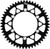 FIRE POWER Rear Sprocket Aluminum 54T-420 Blk Kaw/Suz 414-54 BLK
