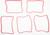 JAMES GASKETS Gasket Rocker Cover Outer 5/Pk 17362-07 17362-07