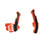 ACERBIS X-Grip Frame Guard Ktm Orange/Black 2979615225