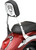 COBRA Backrest Insert Skull Chrome Fits Std 02-5052