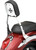 COBRA Backrest Insert Cross Chrome Fits Std 02-5053