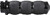 AVON Air Cushioned Grips W/Cable Throttle Black AIR-90-ANO