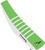 D-COR Seat Cover 18 Mec White / Green / White Ribs 30-20-475
