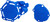 ACERBIS X-Power Kit Yam Blue 2780680211