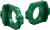 WORKS Axle Blocks Elite Kaw/Suz Green 17-248