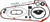 JAMES GASKETS Gasket Primary Cover 8 Hole Big Twin Late Kit 60540-70-K 60540-70-K