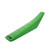RFX Ribbed Seat Cover Green Kaw FXSC 21200 99GN
