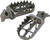 DRC Wide Footpegs Black Chrome Z48-02-534