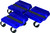 SUPERCADDY Dolly 3-Piece Set (Blue) SS BLU