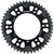FIRE POWER Rear Sprocket Hybrid 48T Blk/Sil FPH-8000-48-BLK