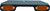 PRO ONE Turn Signal Bar W/Amber Led Narrow Glide Blk 909101B