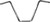 FIRE POWER 1" Handlebar Ape Hanger 16" Rise 043101512