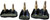 STUD BOY Super-Lite Pro Series Single Backers .75" 84/Pk Black 2513-P8-BLK