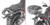 GIVI Top Case Hardware Black Hon SR1171