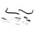 ZETA Armor Handguard Xc Kit For 28.6Mm Bar Black/White ZE72-5010