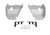 RIVAL POWERSPORTS USA Alloy Curved Rear A Arm Guards Pol 2444.7478.1