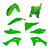 CYCRA 5 Piece Body Kit Oem Green 1CYC-9436-00