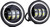 LETRIC LIGHTING CO 4.5" Led Passing Lights Halo Black LLC-LPL-BH
