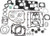 JAMES GASKETS Gasket Motor Tc 88 W/.036 Hd Gasket Kit 17053-05-X 17053-05-X