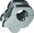 ROX Barback Riser 1 1/2" Silver Bmw 3R-B15R-15A