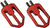 PRO ONE Pro One M8 Peg Moto V2 Red Anodize 500752R