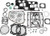 JAMES GASKETS Gasket Topend Tc 95 W/Mls Hd Gasket Kit 17054-99-Mls 17054-99-MLS