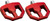 PRO ONE Pro Peg Bmx V1 Mini Fboard Red Anodize 500761R