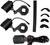 PATHFINDER Dual Switchback Led Lights Black Wired Remote Pr PL80LRB