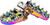 FLO MOTORSPORTS Moto Style Footpeg Set Jet Fuel 2"X3.125" FPEG-800JET
