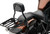 COBRA Mini Round Sissy Bar W/Pad Black Hon Rebel 1100 02-8609B