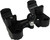 HELIBARS Offset Riser Black W/ Ram Mnt `20-25 Pan America HR10163-RB