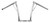 BURLY BRAND Viejo 12" Bar 1" Chrome B12-7009C