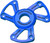 STRAIGHTLINE Polaris P22 Clutch Cover Anodized Blue 123-173