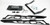 STRAIGHTLINE Hide 'N' Go Rear Bumper S-D 165" Black 183-236