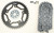 VORTEX Sprocket/Chain Kit Stl/Stl 16/45T Sil Rx3 520-110L Blk CK6308