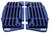 FLO MOTORSPORTS High Flow Radiator Braces Blue FLO751BLU