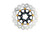 GBRAKES Rotor 11.8" Floating Wave Fr Black/Gold Buttons GBDU073