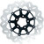 GBRAKES Rotor 12.5" Floating Wave Fr Black GBDU007