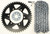 VORTEX Sprocket/Chain Kit Stl/Alu 16/49T Blk Rx3 520-120L Blk CK6360
