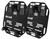 NELSON-RIGG Rigg Saddlebag Plate Quick Release Pair Black RG-QRP