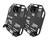 NELSON-RIGG Rigg Saddlebag Plate Flat Bar Quick Release Pair Black RG-QRP-FB