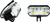 CYRON Aux Driving Lights Kit 1.25" Bar Mnt. White/Amber Pr ABS1LWY-2