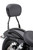 COBRA Short Sissy Bar Round Blk Flstf 07-17 Fxst/S/B 06-10 602-1301B