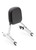 COBRA Detach Backrest-Short-Med Pad Chrome Chieftain 14-25 502-2205