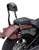 COBRA Detachable Backrest Short Black Dyna 06-17 602-2044B