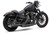 COBRA 3" Rpt Slip-Ons Black Sportster 04-13 6080RB