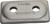 WOODYS Double Grand Digger Support Plates Aluminum 250/Pk ADG-3775-250