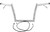 BAGGERNATION 12" Oem Monkey Bar Pre Wired Chrome `15-23 Fltr OEMPW-15L-12 C